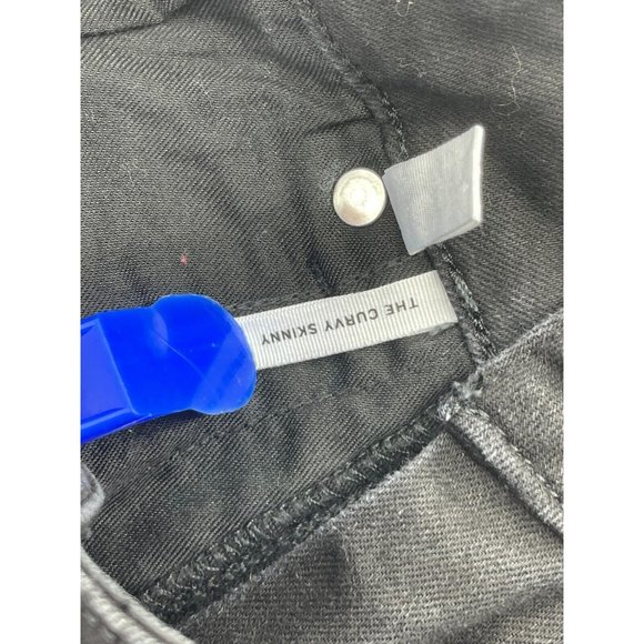 Ann Taylor Made and Loved Loft Women's Curvy Skinny Jeans Size 6 Hi-Rise Black - Picture 6 of 11